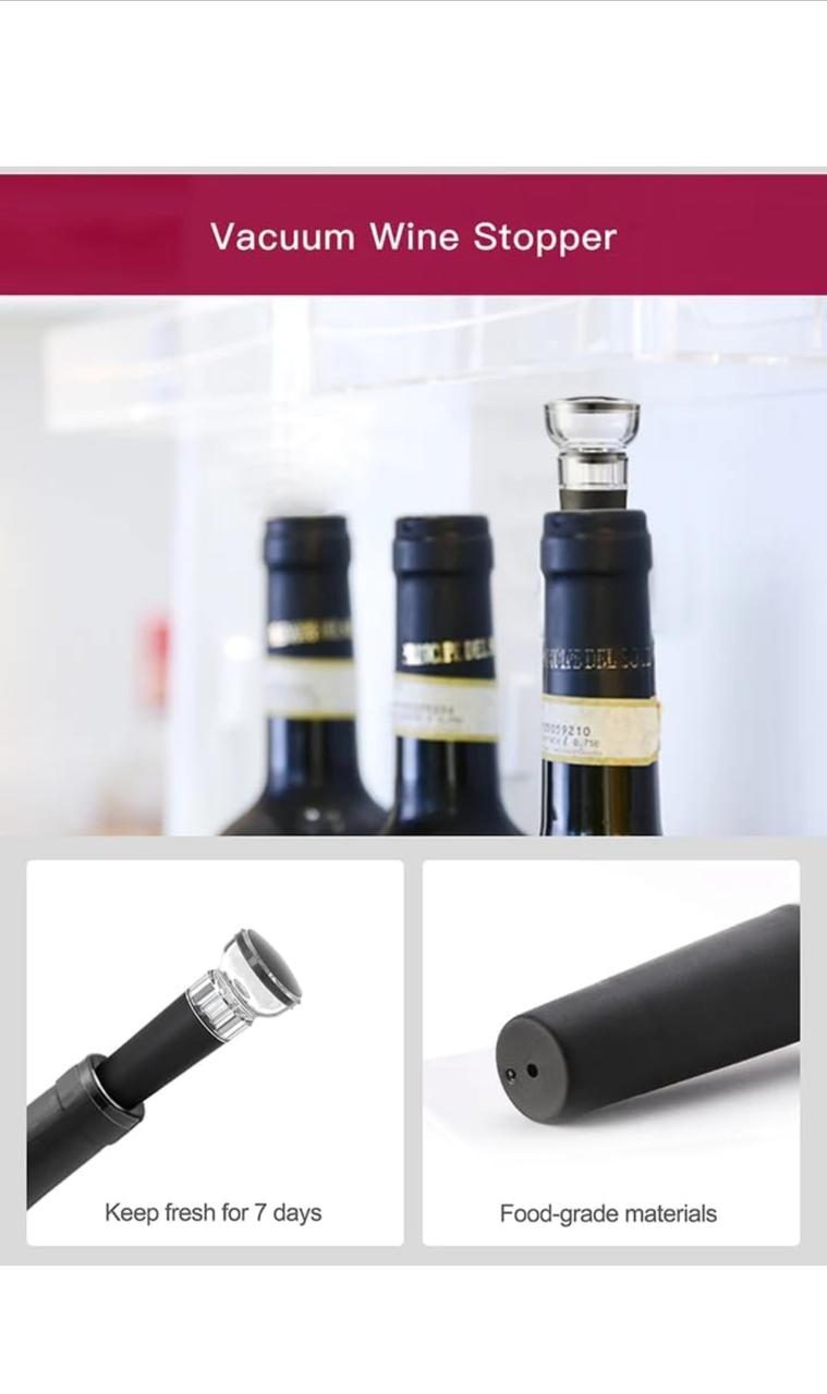 "Set de Sacacorchos Eléctrico para Vino - Elegancia y Comodidad en un Solo Paso"